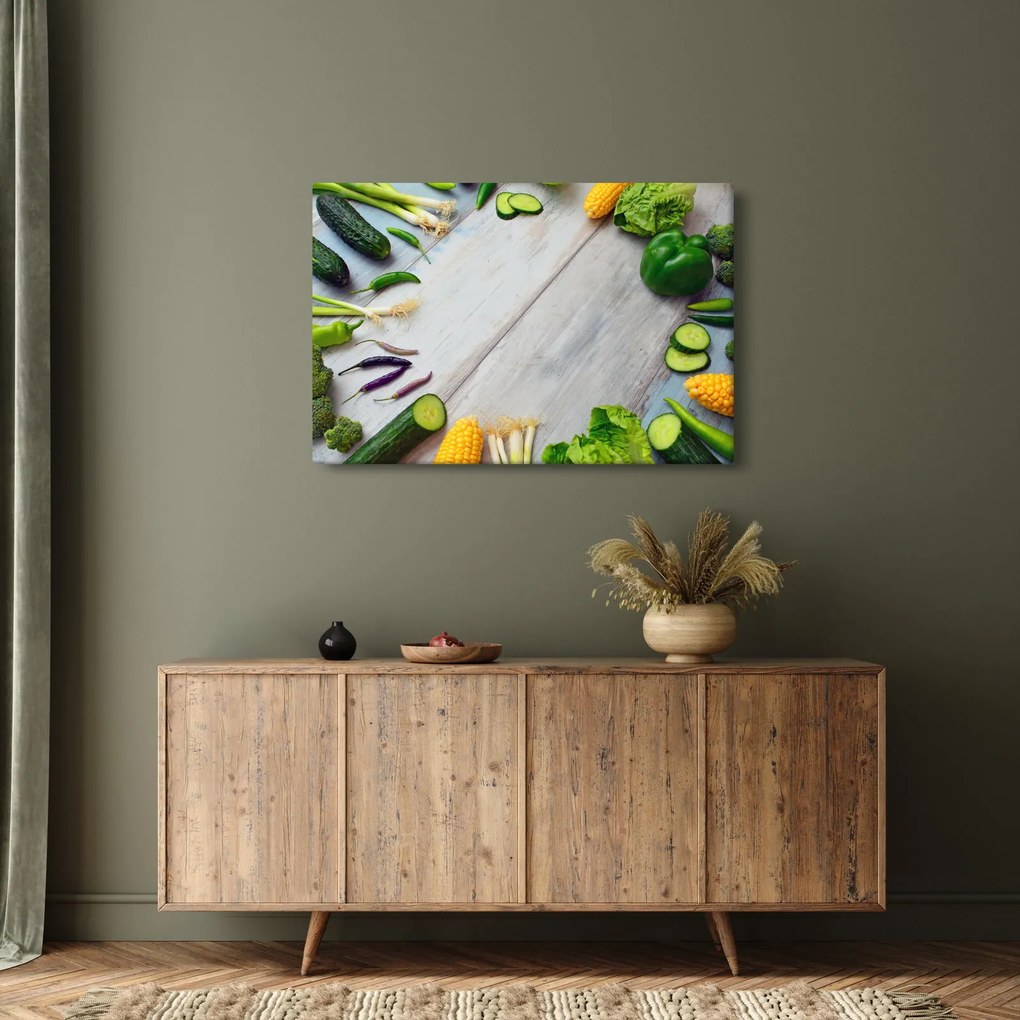 Tablou legumele (90x60 cm)