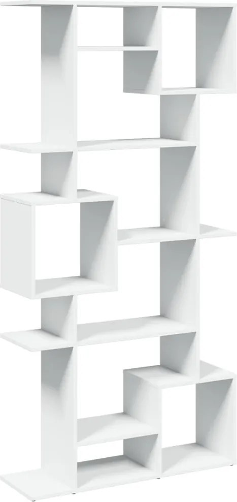 vidaXL Bibliotecă, alb, 92x29x188 cm, lemn prelucrat