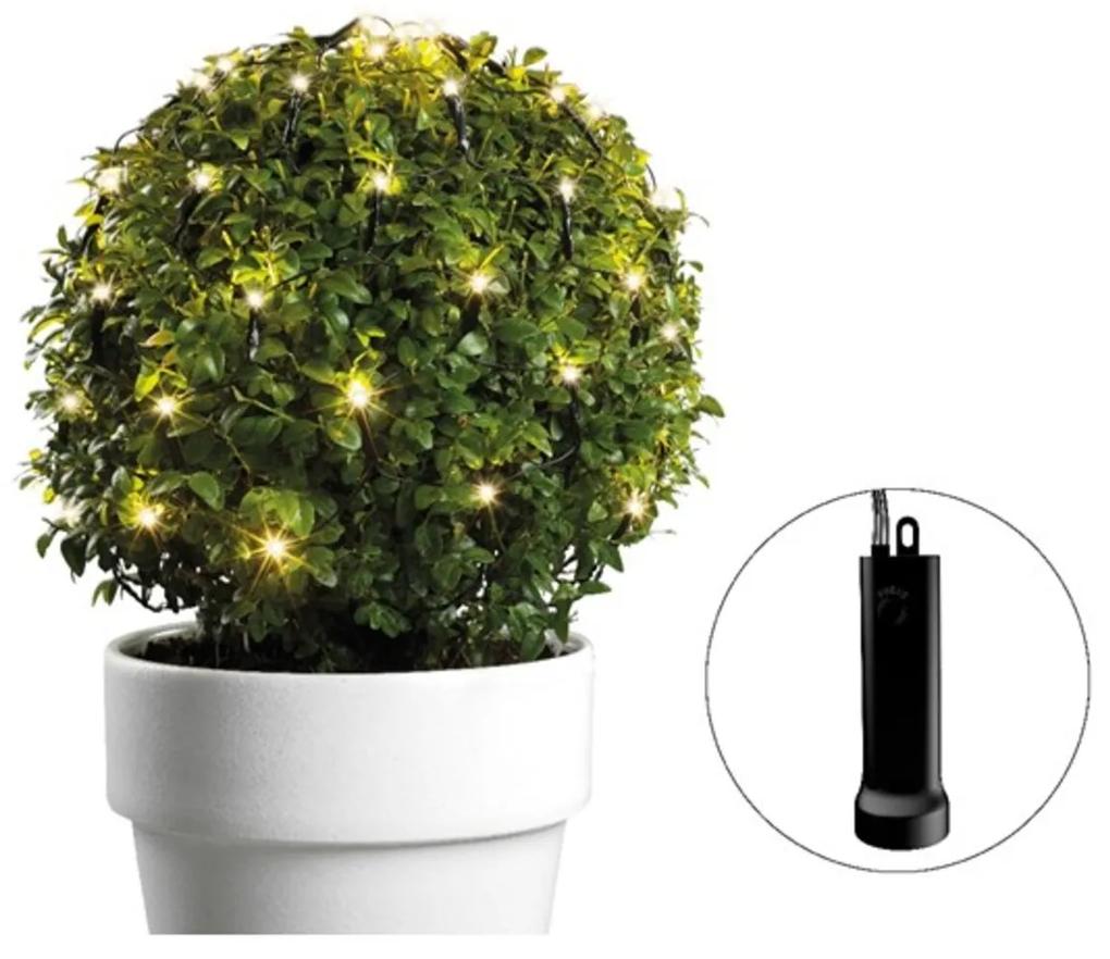 Planta decorativa cu LED Lumineo, Lumineo, Ø50 cm, 84 led-uri, verde
