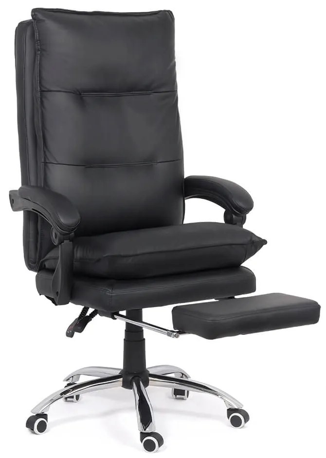 Scaun directorial cu suport de picioare si recliner OFF 419 negru