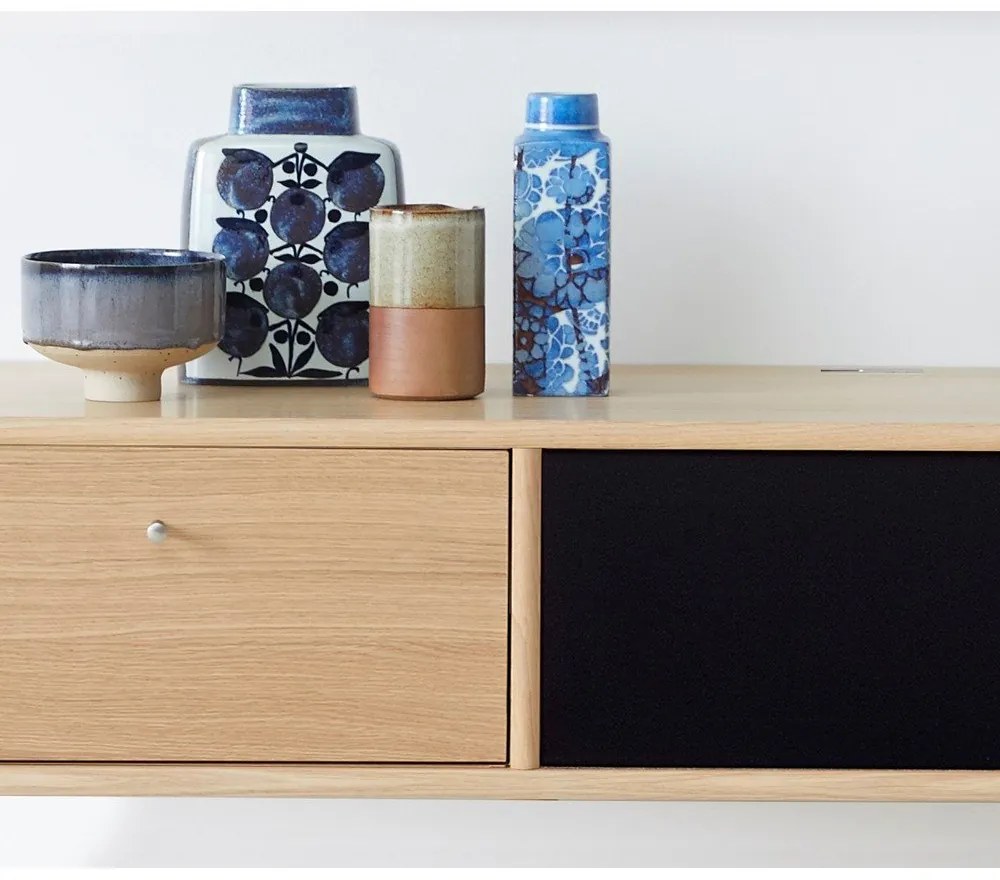 Comodă TV cu aspect de lemn de stejar Mistral 158