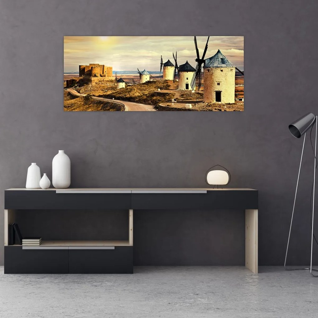 Tablou - Morile de vânt (120x50 cm)