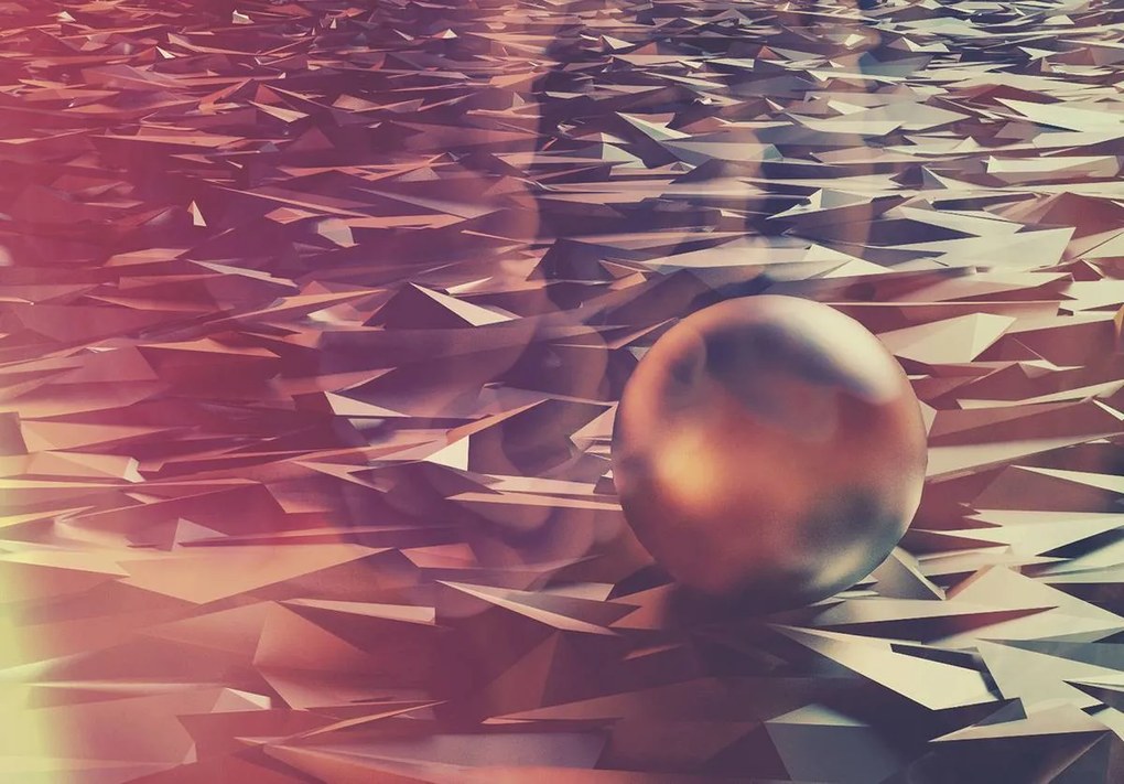 Fototapet - 3D bilă (152,5x104 cm)