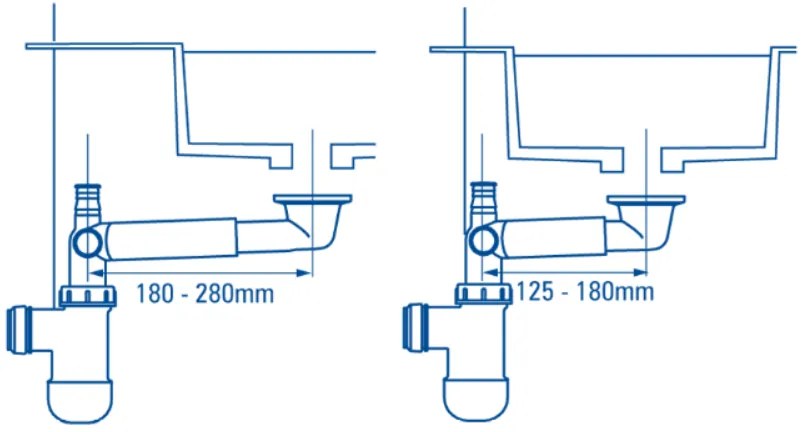 Lavoar baie pe blat si consola sustinere cu sertar, 500x400x95 mm, Deante, Temisto 500x400x95 mm