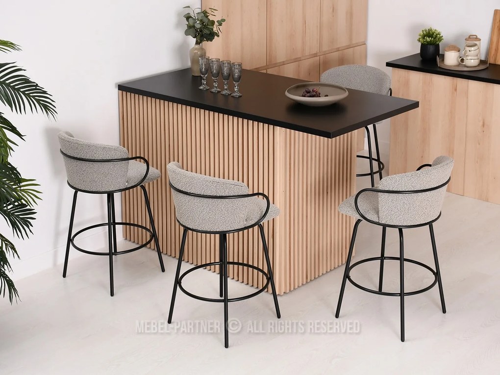Scaun Sofia (bej deschis + negru). 1110747