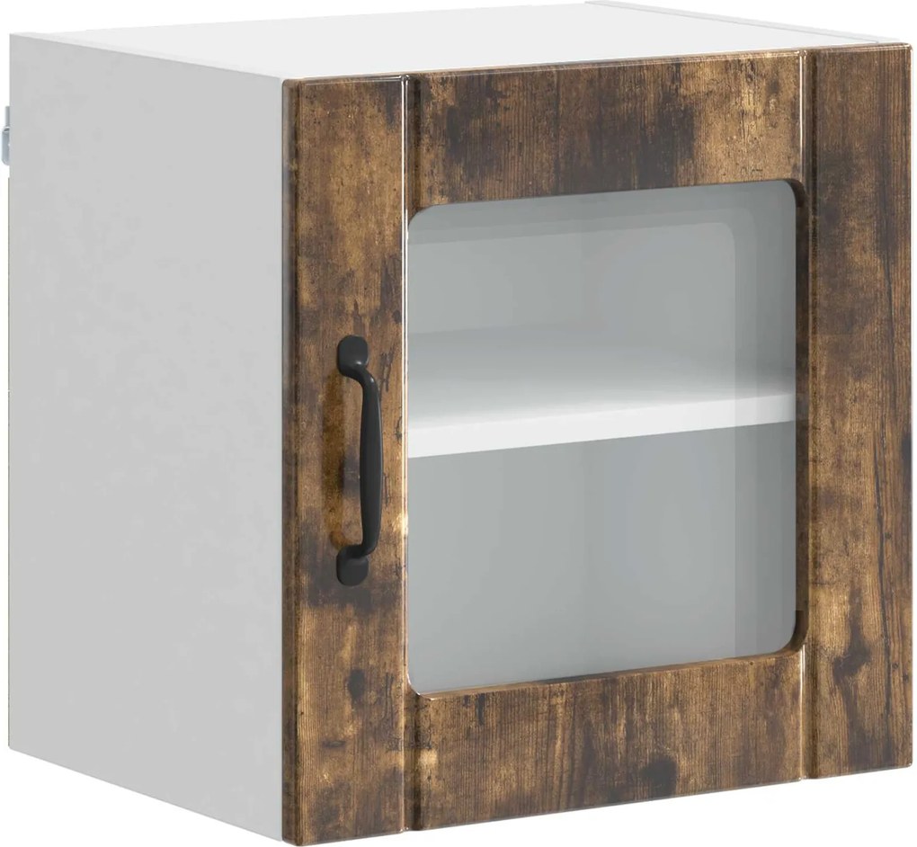 vidaXL Dulap de bucătărie Stejar fumuriu 40 x 31 x 40 cm Lemn compozit