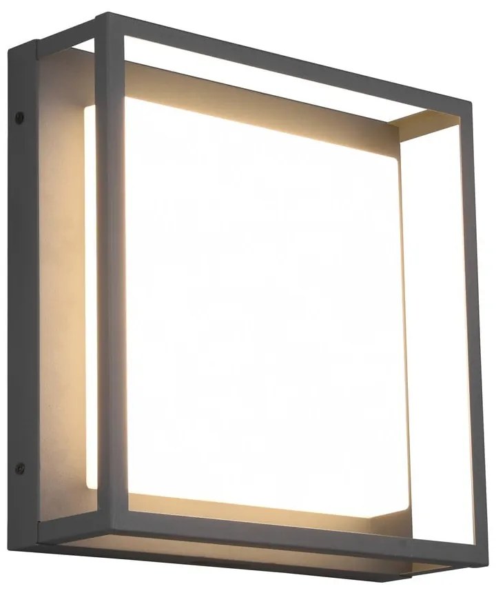 Corp de iluminat pentru exterior LED de perete (înălțime 10 cm) Witham – Trio