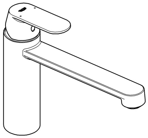 Baterie pentru chiuvetă GROHE EUROSMART COSMOPOLITAN 30193000, crom lucios