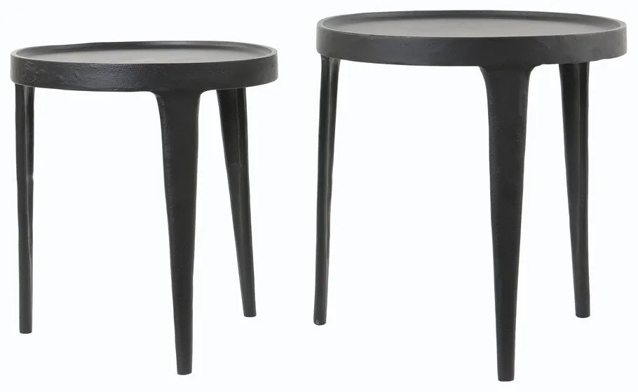 Măsuțe auxiliare 2 buc. rotunde ø 43 cm Tobias – Light &amp; Living