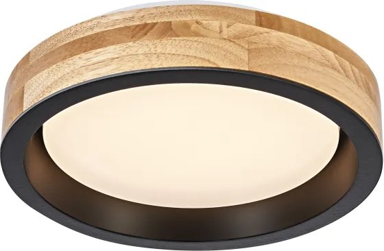 Osram -LED Plafonieră LED dimabilă MARIANO LED/16W/230V Ø 31 cm stejar/negru