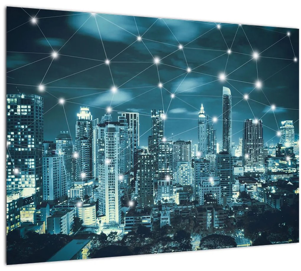 Tablou - Metropolă stălucitoare (70x50 cm)