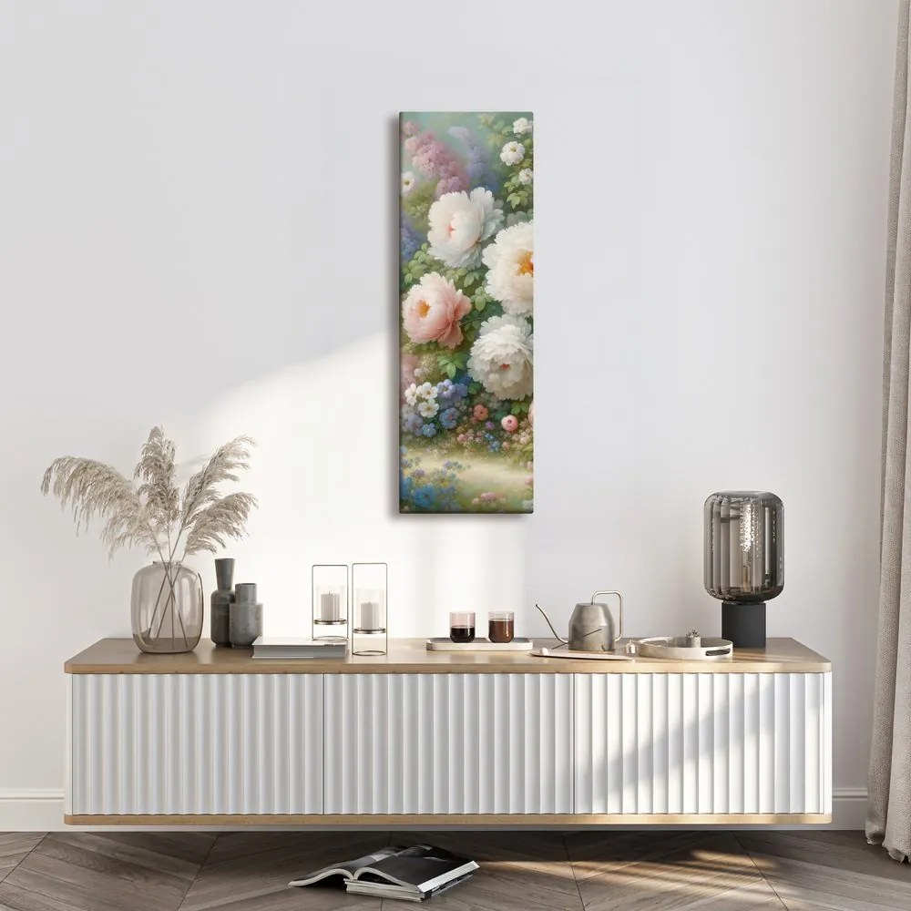 Tablou armonie florală în tonuri pastel