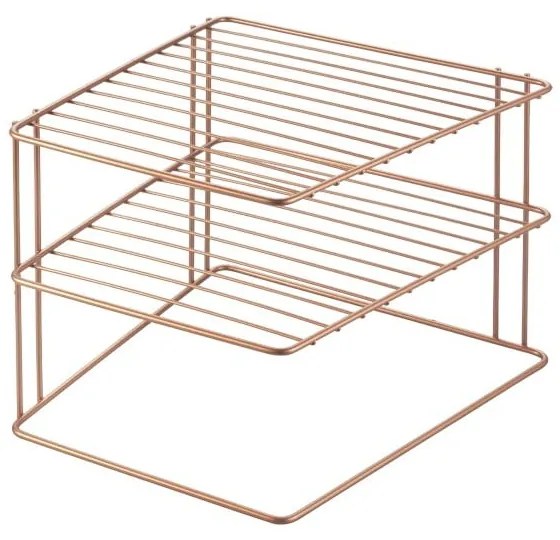 Raft suplimentar arămiu din oțel 25x25 cm Palio – Metaltex