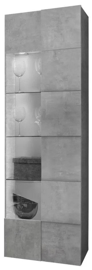 Comodă SERIAN, gri beton