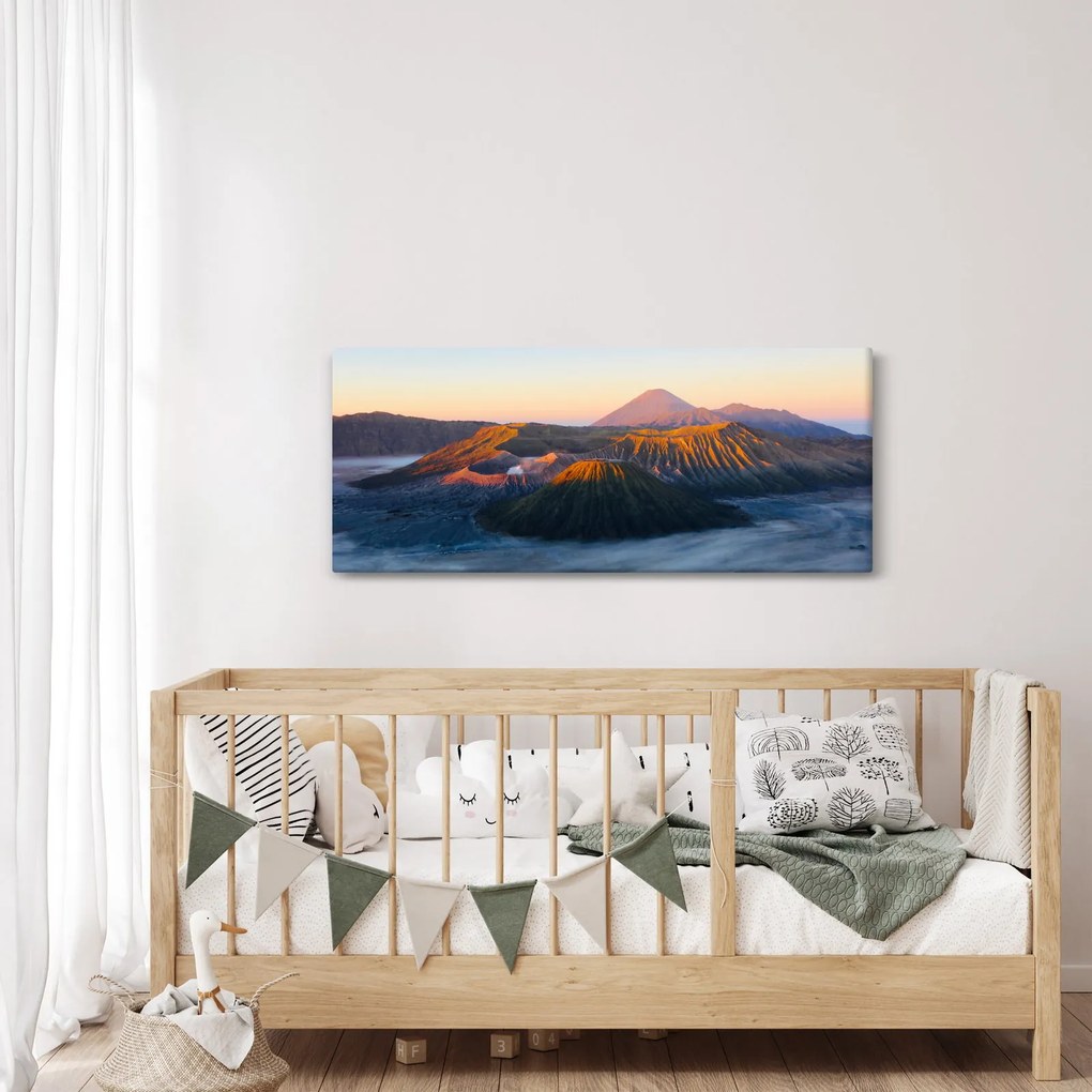 Tablou cu muntele Bromo în Indonesia (120x50 cm)