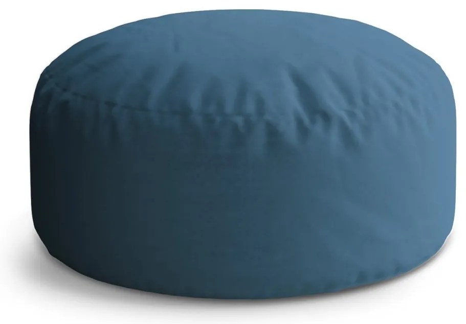 Taburet Circle albastru indigo, albastru