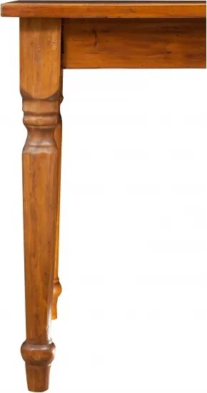 Masa fixa, L 70 70 H78 cm, culoare nuc, Lemn Masiv