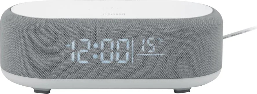 Ceas deșteptător digital cu încărcător wireless Vogue – Karlsson