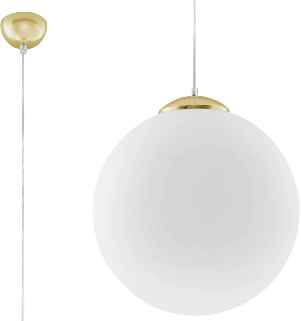 Sollux Lighting Ugo lampă suspendată 1x60 W alb SL.0717