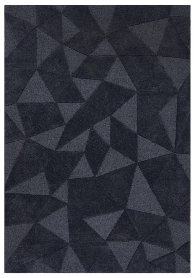 Covor din lână gri 290x200 cm Shard - Flair Rugs
