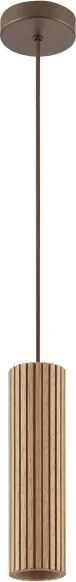 Brilliant - Pendul pe cablu LAKEWOOD 1xGU10/10W/230V Ø 10 cm maro