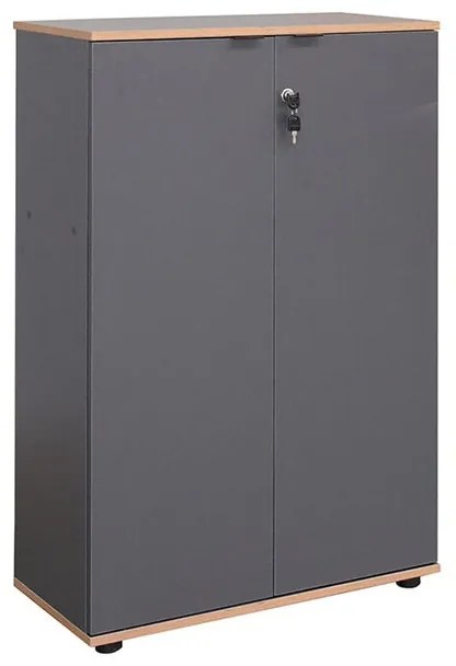 Dulap pentru birou Taker I, Pako World, Antracit, 72x34x109 cm