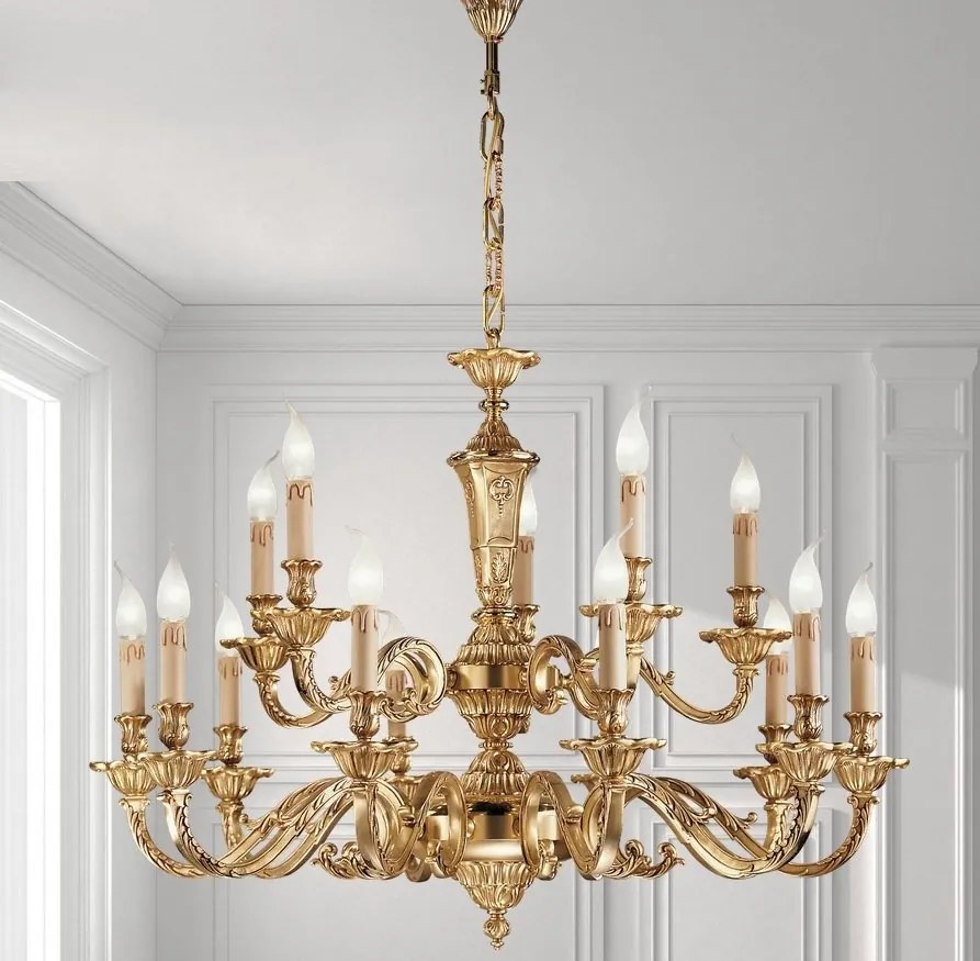 Candelabru 15 brate LUX realizat manual Boris
