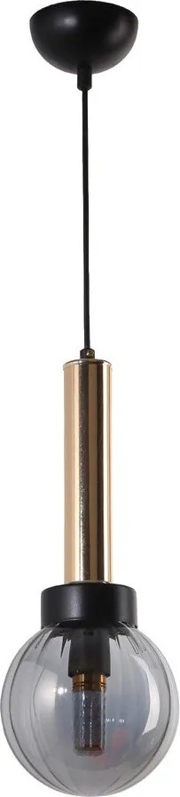 Lustră cu abajur din sticlă ø 15 cm Cota – Squid Lighting