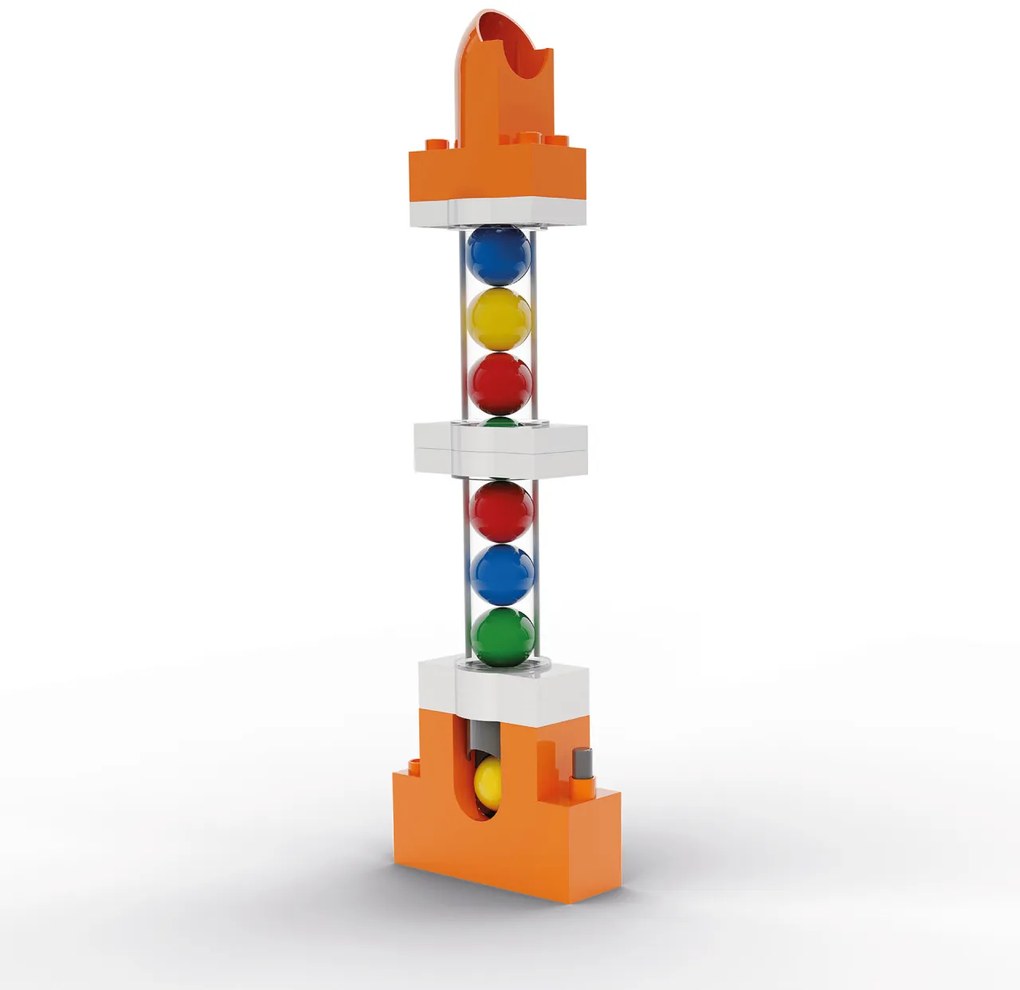 Jucarie Marble Run extensie de ridicat bile Hubelino (24 piese)