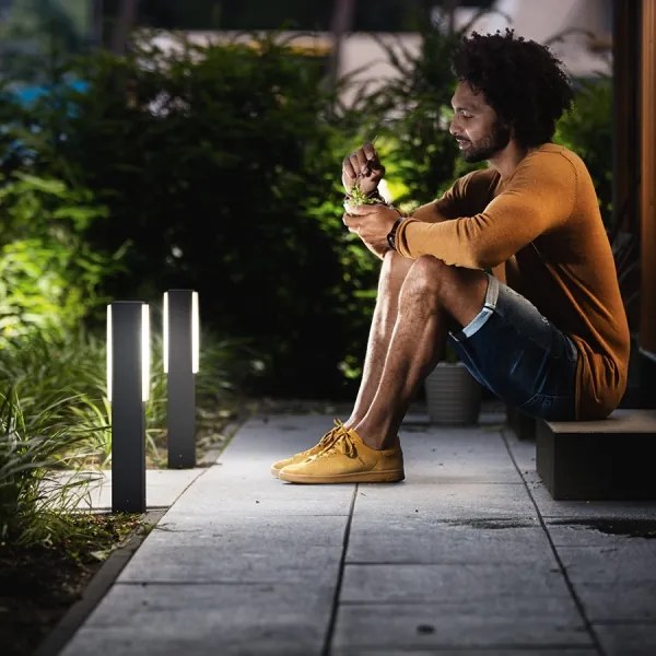 Coloană luminoasă de exterior STRATOSPHERE 2xLED/4,5W IP44 Philips 16488/93/P3