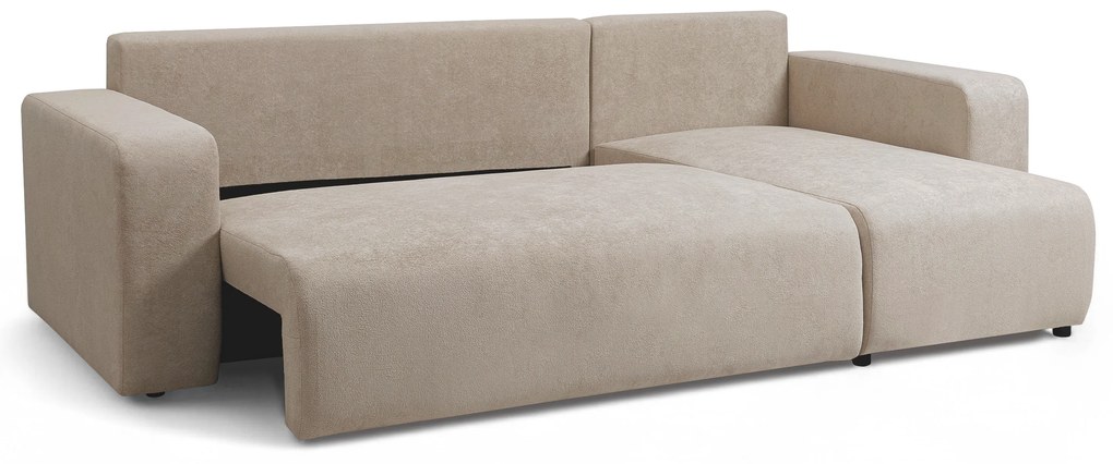 Colțar extensibil Avia Mini universal - bej țesătură boucle Gerra 105