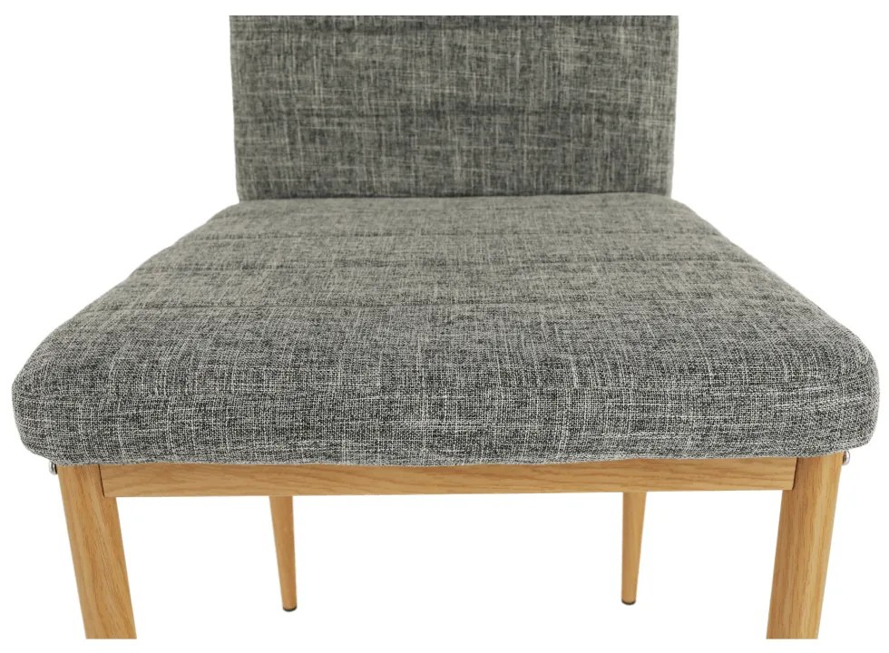 Scaun de sufragerie Collort nova (gri deschis + fag). 744541