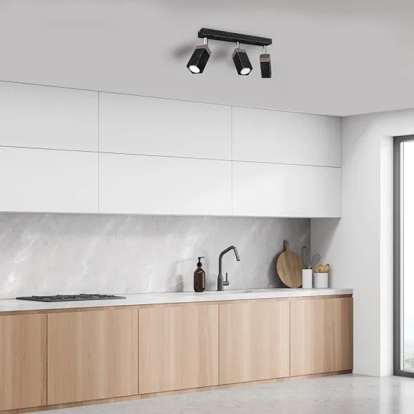 Spot SOLO 3xGU10/MR11/40W/230V negru