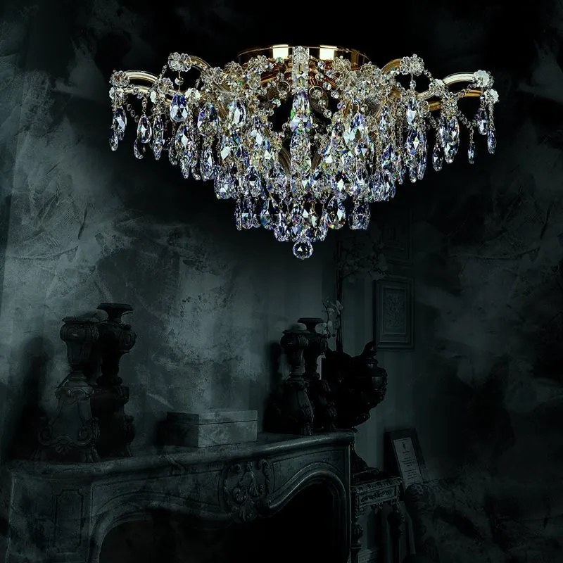 Plafoniera Cristal Bohemia Exclusive diametru 80cm MARIA TEREZIA 40 CE