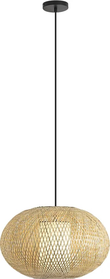 Lampa suspendată Japandi din bambus 50cm IP44 - Moana