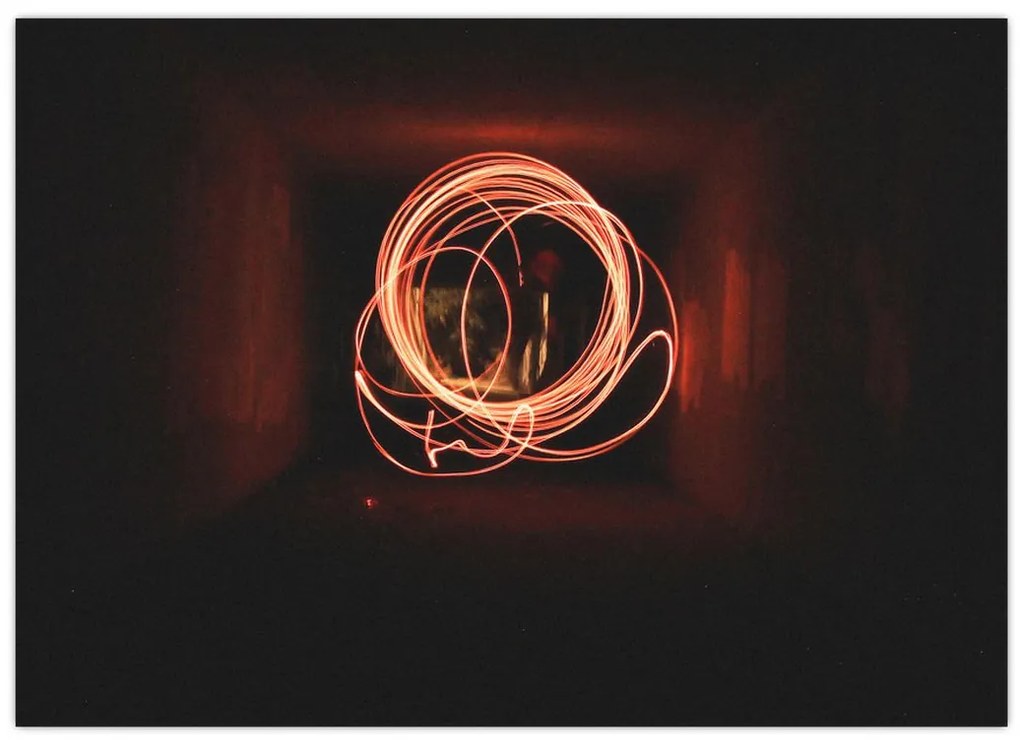 Tablou - linii în tunel (70x50 cm)