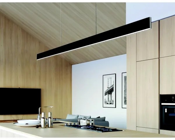 Lustră LED pe cablu dimabilă OLIVIER LED/50W/230V negru Azzardo AZ5109