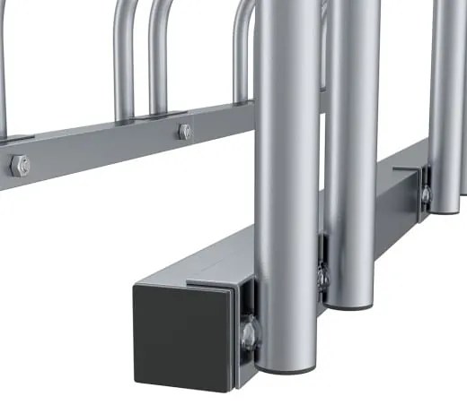 Deuba Suport pentru 5 biciclete - 130x32x27 cm