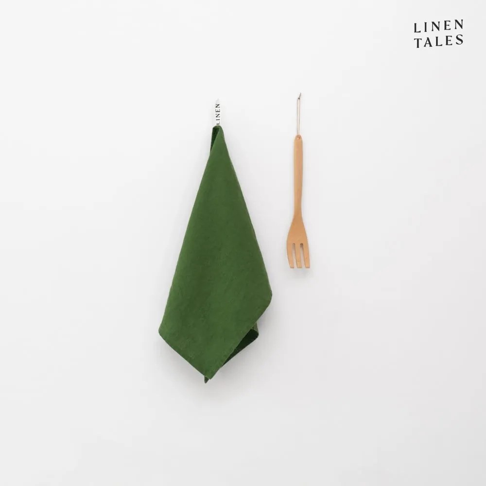 Prosop de vase din in 45x65 cm True Green – Linen Tales