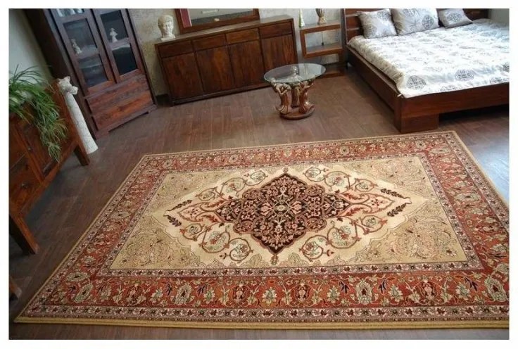 Covor lana Leyla culoare chihlimbar 240 X 340