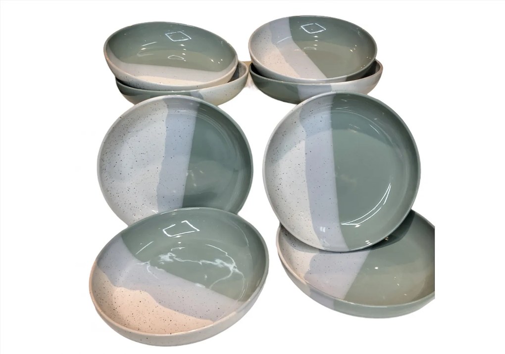 Bol Mare Pasta - Colectia Artizan Verde 23cm