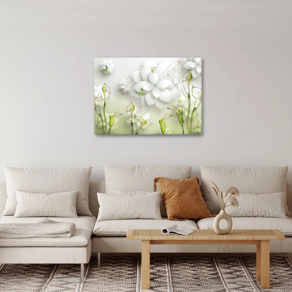 Tablou cu flori (70x50 cm)