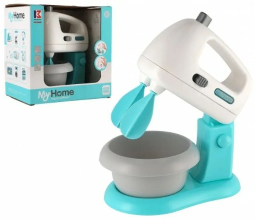 The Whipper mic cu un bol plastic 17x19cm pe baterii cu lumină, sunet in cutie 20x20x13,5