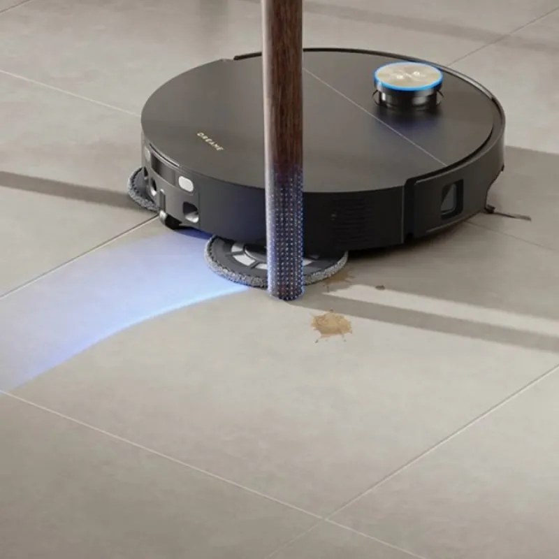 Aspirator robot Dreame X60 Ultra RLX86DE, 35.000 Pa, 180 min, 0,2 l, VersaLift, OmniSight AI, Dozare automata si autocuratare, Comenzi vocale, Negru