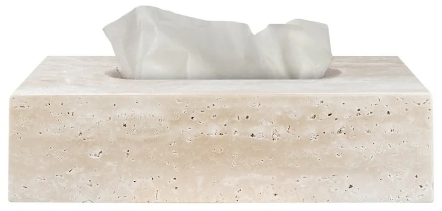 Cutie pentru șervețele din piatră Travertine – Mette Ditmer Denmark
