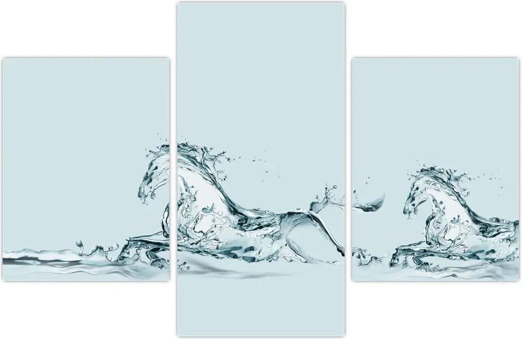 Tablou - Cai din picături de apă (90x60 cm)