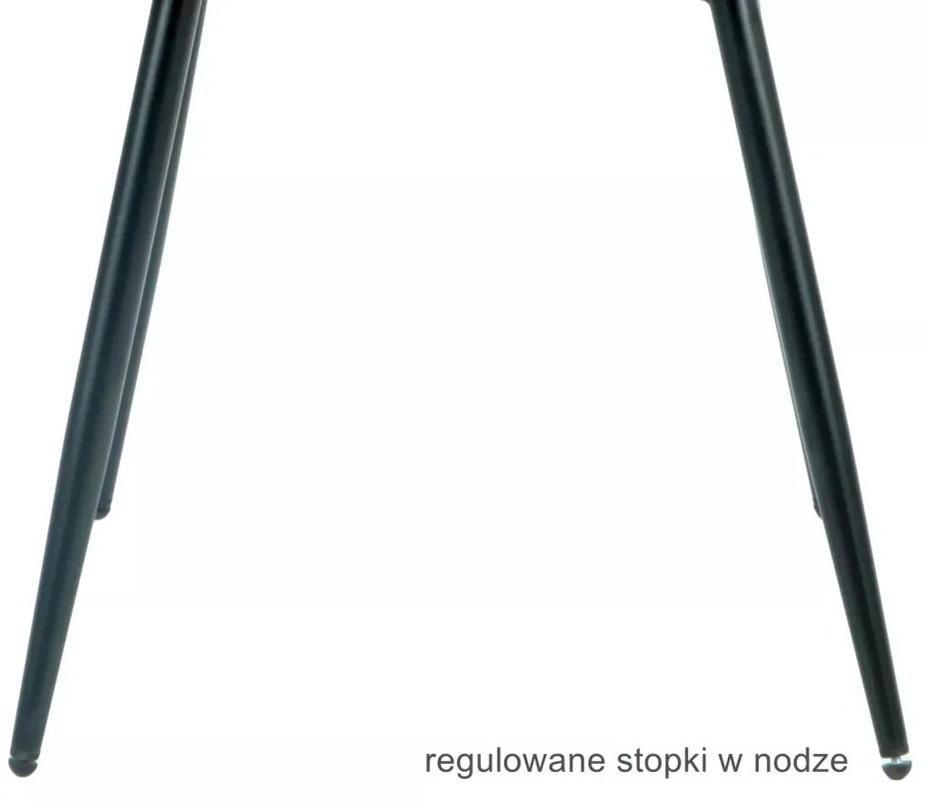 Scaun Rick velvet gri/negru Blu14