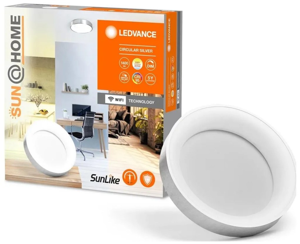 Plafonieră LED dimabilă Ledvance SUN@HOME CIRCULAR LED/18,5W/230V Wi-Fi