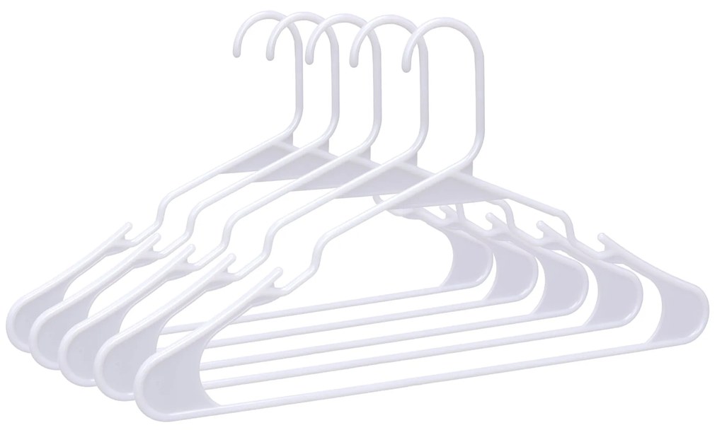 Umerase tricouri din Plastic cu Design Ergonomic, Alb, UUUM32