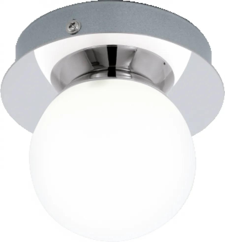 Aplica LED Eglo Style Mosiano 1x3.3W diametru 11cm crom-alb